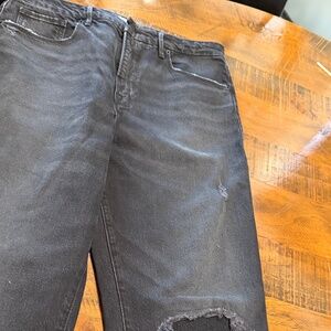 NEVER WORN GOOD AMERICAN BLACK DENIM